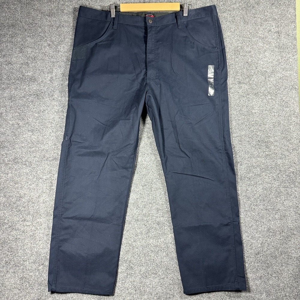 Wrangler Pants 42x30 Mens Blue Workwear Relaxed Tool Work Straight Leg
